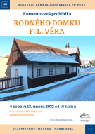 KOMENTOVANÁ PROHLÍDKA RODNÉHO DOMKU F. L. VĚKA 1