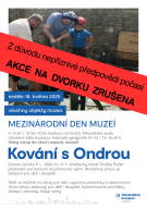 MEZINÁRODNÍ DEN MUZEÍ - KOVÁNÍ S ONDROU - ZRUŠENO 1